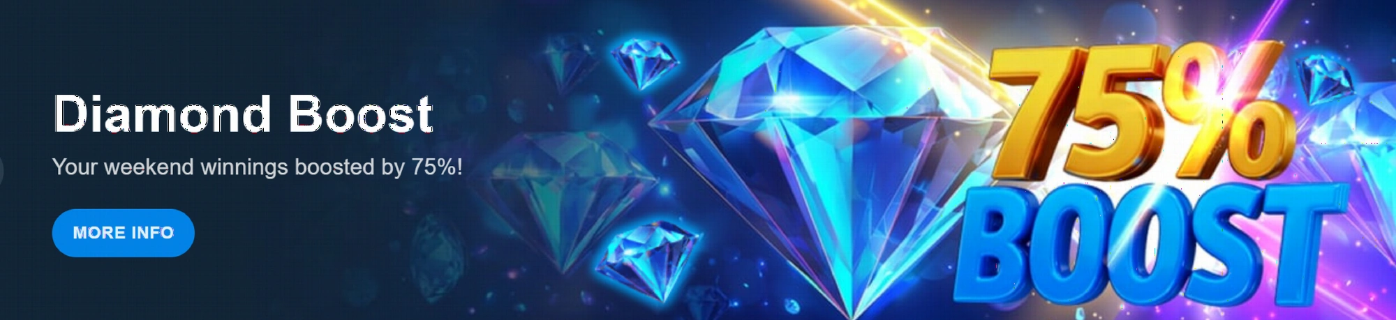 Offre Diamond Boost 75% sur Blitz Casino
