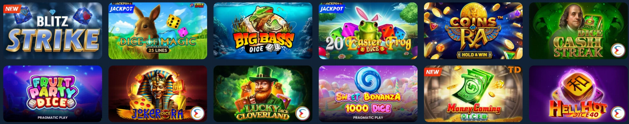 Machines à sous disponibles sur Blitz Casino